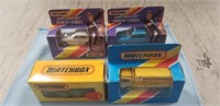 (4) Matchbox Cars w/ Original Packaging