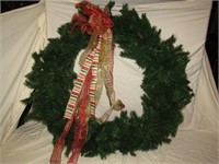 Approx 40" Dia Wreath w/ Ribbon