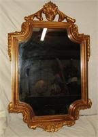 35" T Gold Framed Mirror