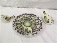 Italian Ceramic Decor Plate 9 1/2" Dia