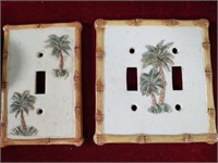 Palm Tree Light Switch Covers