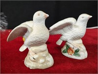 2 Ceramic Birds