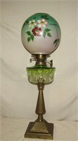 27" T Vintage Oil Lamp