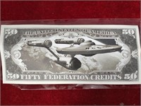 Star Trek Federation Credits Novelty Bill