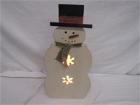 Light Up Snowman 15" T