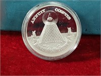 Annuity silver plated novelty coin