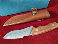 Demascus Steel Knife w/ Sheath