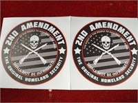 2nd Amendment Stickers (2)