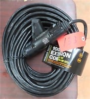 100 Foot Extension Cord, Triple Tap, GFCI, NEW!