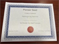 12 Bags of Pioneer Soybean Seed