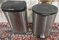 11 - LOT OF 2 TOUCHLESS TRASH CANS