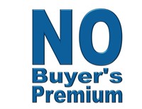 No Buyer's Premium On Real Estate!