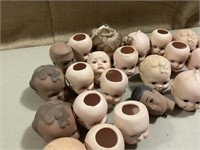 Ceramic doll heads some limited edition