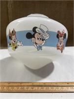 Disney Mickey Mouse & Minnie Glass Lamp Shade