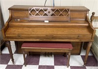 Kohler and Campbell piano and bench