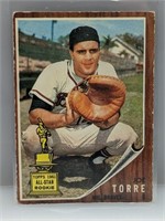 Joe Torre RC 1962 Topps Braves Cardinals Yankees