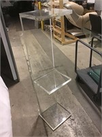 Approx. 4ft Tall Lucite Modern Display Stand