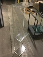 Approx. 5ft Tall Lucite Modern Display Stand