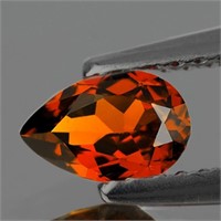 Natural Orange Hessonite Garnet 8.5 MM [VVS]