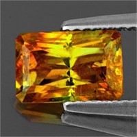 Natural Bi-Color Orange/Yellow Sphalerite 11x8 MM