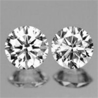 Natural White Diamond Pair G/VS - Untreated