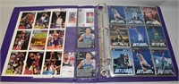 Binder full 1990's Basketball cards w/Michael