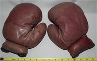 Vintage Marathon Sporting Goods Red Boxing Gloves