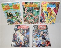 (5) Vtg DC Comic Books: Green Arrow/Lantern
