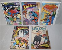 (5) DC Comic Books: Superman Man of Steel +