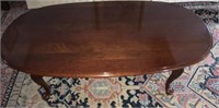 Monitor Furniture Cherry Oval Coffee Table