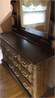Vintage Sumter Cabinet Co. Dresser with Mirror