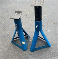 Pair Blue Sears Car Jack Stands 12-16 in