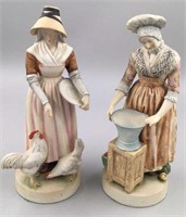 Vintage Ceramic Bisque Figurines