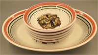 Vintage Himark Tre Ci Pasta Platter and 5 Bowls