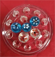 Flower Glass Marble