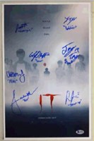 Limited Editon "It" Photo Signed by (7) Actors