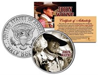 John Wayne The Comancheros JFk Coin