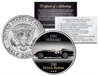 1957 Ferrari 250 Testa Rossa JFK Coin