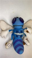 Charlotte Hornets stuffed window hang