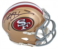 Autographed Deion Sanders 49ers Mini Helmet