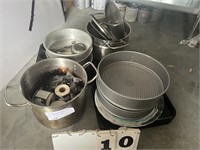 Various Baking pan,SS Basket, Stock pot,Lids,Trays