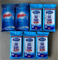 Windex and Sprayway Glass Cleaner Wipes