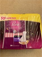 New Poise Overnight Pads