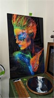 Colorful Glass Wall Print