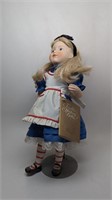 Vintage Franklin Heirloom Doll Alice in Wonderland