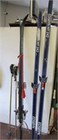 Vintage Set of Head STD Skis, Poles, + 2 More