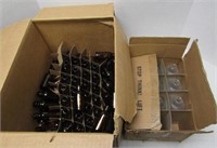 100 + MINI Amber & Frosted Glass Bottles (no lids)