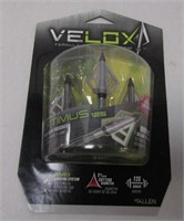 NEW 3 Piece Velox Broadhead Set
