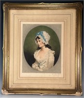 SIGNED PRINT BY PERCY MARTINDALE AFTER JOHN HOPPNE