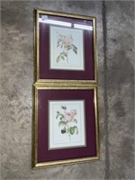 3 8x10 Framed Pictures Matted